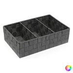 Home Textile Storage Box (21 x 10 x 32 cm) - Rustic Natural Functional