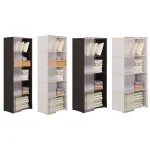 Clothes Closet Wardrobe Portable Rack Storage Organizer Movable w/ Shelves