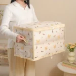 Large Capacity Clothes Storage Box Foldable Closet Storage Organizer for Home - Image 2