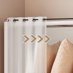 Clothes Closet Wardrobe Portable Rack Storage Organizer Movable w/ Shelves - Image 3