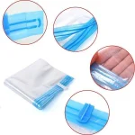 4 x Roll Up Compression Vacuum Storage Space Saving Bags Travel Home Luggage bag - Image 3