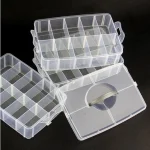 2 PCS Three Layer Storage Box Multi-grid Makeup Organizer Vanity - Image 4
